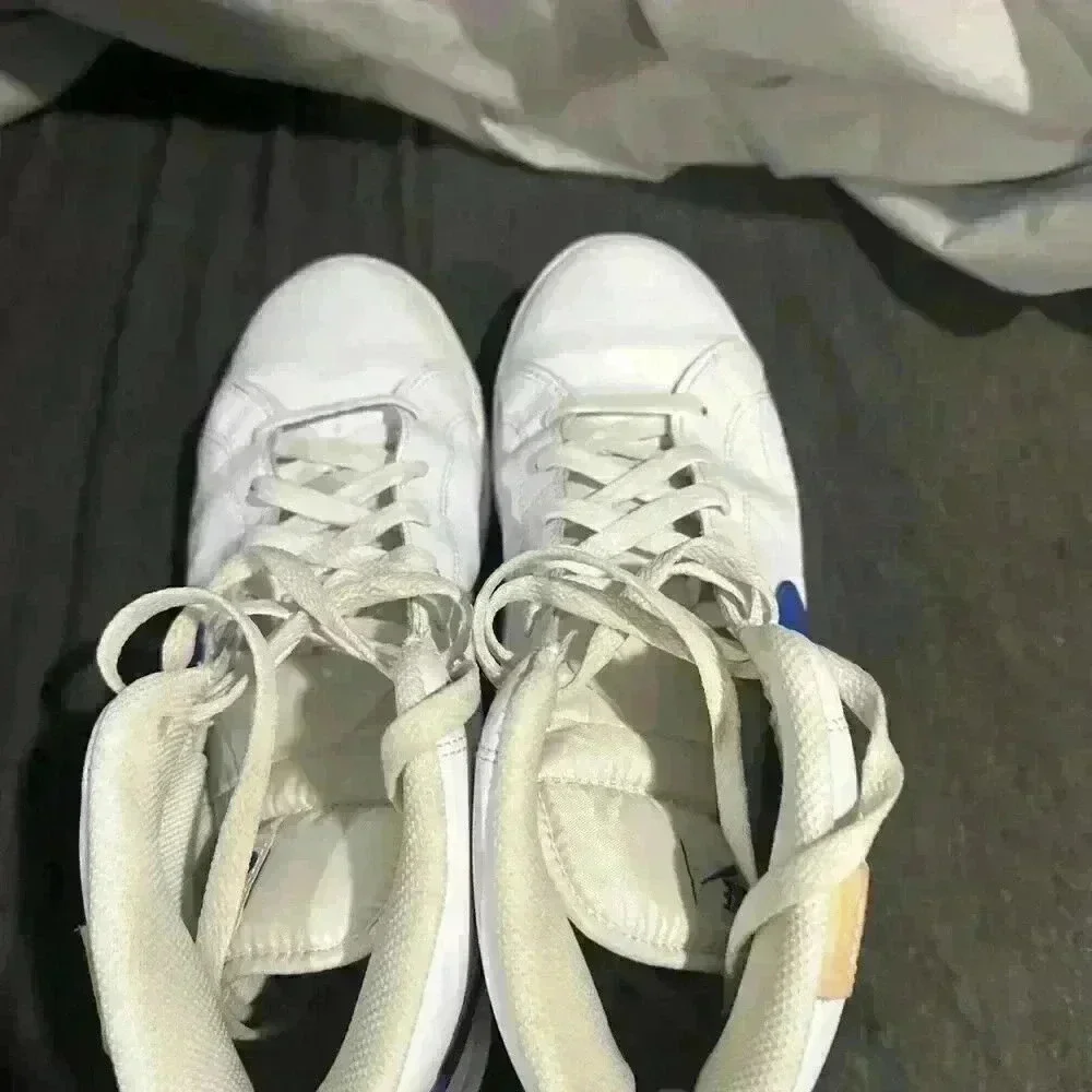 MENS Nike COURT ROYALE 2 MID Basketball Sneakers ‘White Game Royal’ Size 8 - Picture 6 of 7